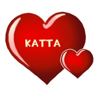 Сердечко с именем Катта